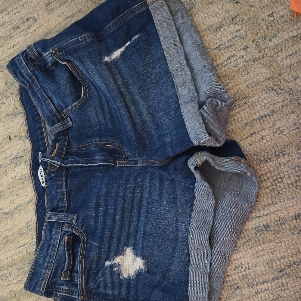 SALE!!! Old Navy Blue Distressed Denim Shorts
